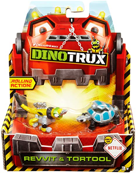 Pack de 2 personnages Dinotrux Revvit et Tortool