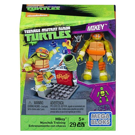 Mega Bloks Teenage Mutant Ninja Turtles Mikey Nunchuk Entraînement