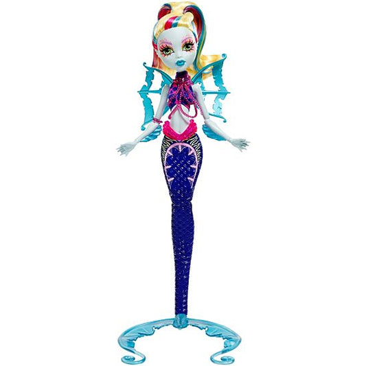 Poupée bleue Monster High Great Scarrier Reef Glowsome Ghoulfish Lagoona